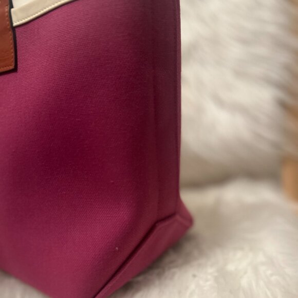 HERMES Steeple 25 Tote Bag in Rose Pourpre - Picture 7 of 16